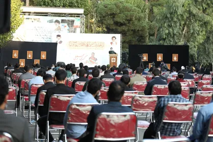 مراسم هفتمین روز آسمانی&zwnj;شدن بسیجی جهادگر کسری اسمعیلی برگزار شد
