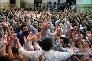 جشن میلاد امام حسن مجتبی در مسجد ارک