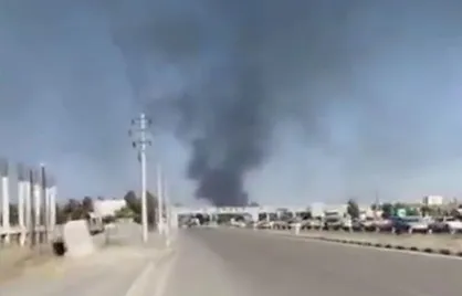 آتش&zwnj;سوزی در مشهد مربوط به حریق کارخانه موتورسیکلت است