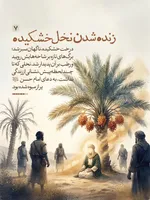 خَرَجَ الْحَسَنُ بْنُ عَلِیٍّ ع فِی بَعْضِ عُمَرِه‏ وَ مَعَهُ رَجُلٌ مِنْ وُلْدِ الزُّبَیْرِ کَانَ یَقُولُ بِإِمَامَتِهِ فَنَزَلُوا فِی مَنْهَلٍ مِنْ تِلْکَ الْمَنَاهِلِ تَحْتَ نَخْلٍ یَابِسٍ قَدْ یَبِسَ مِنَ الْعَطَشِ فَفُرِشَ لِلْحَسَنِ ع تَحْتَ نَخْلَةٍ وَ فُرِشَ لِلزُّبَیْرِیِّ بِحِذَاهُ تَحْتَ نَخْلَةٍ أُخْرَى قَالَ فَقَالَ الزُّبَیْرِیُّ وَ رَفَعَ رَأْسَهُ لَوْ کَانَ فِی هَذَا النَّخْلِ رُطَبٌ لَأَکَلْنَا مِنْهُ فَقَالَ لَهُ الْحَسَنُ وَ إِنَّکَ لَتَشْتَهِی الرُّطَبَ فَقَالَ الزُّبَیْرِیُّ نَعَمْ قَالَ فَرَفَعَ یَدَهُ إِلَى السَّمَاءِ فَدَعَا بِکَلَامٍ لَمْ أَفْهَمْهُ فَاخْضَرَّتِ النَّخْلَةُ ثُمَّ صَارَتْ إِلَى حَالِهَا فَأَوْرَقَتْ وَ حَمَلَتْ رُطَباً فَقَالَ الْجَمَّالُ الَّذِی اکْتَرَوْا مِنْهُ سِحْرٌ وَ اللَّهِ قَالَ فَقَالَ الْحَسَنُ ع وَیْلَکَ لَیْسَ بِسِحْرٍ وَ لَکِنْ دَعْوَةُ ابْنِ نَبِیٍّ مُسْتَجَابَةٌ قَالَ فَصَعِدُوا إِلَى النَّخْلَةِ فَصَرَمُوا مَا کَانَ فِیهِ فَکَفَاهُمْ.