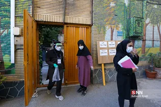 برگزاری حضوری امتحانات نهایی در دبیرستان شهید بهشتی