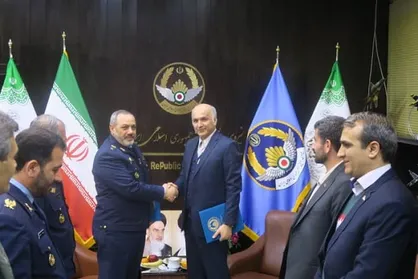 امضای تفاهم&zwnj;نامه همکاری فی&zwnj;مابین نیروی هوایی ارتش و پژوهشگاه فضایی ایران