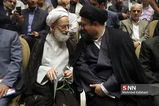حجت الاسلام والمسلمین سید حسن خمینی و آیت الله امامی کاشانی