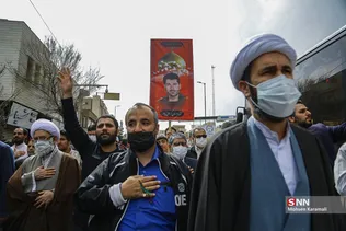  تشییع و تدفین پیکر شهید مدافع حرم «احسان کربلایی پور» در قم