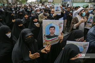  تشییع و تدفین پیکر شهید مدافع حرم «احسان کربلایی پور» در قم