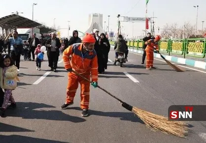 حضور ۱۵۹۴۷ پاکبان در مراسم وداع و تشییع رهبر شهید