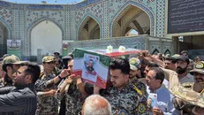 تشییع پیکر مطهر شهید پدافند هوایی در نیشابور