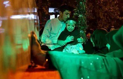 مراسم وداع با پیکر مطهر شهیده راه قدس &laquo;معصومه کرباسی&raquo; در معراج شهدا تهران