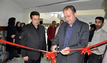 رئیس دانشگاه مازندران از درب دست ساخت دانشجوی معماری رونمایی کرد
