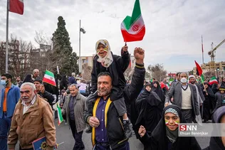 راهپیمایی 22 بهمن در شیراز - 1402