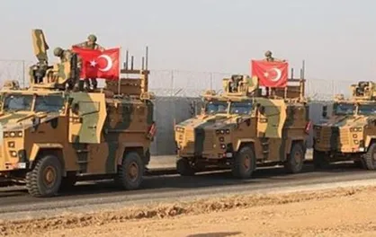 یک کاروان نظامی ترکیه وارد ریف حلب شد