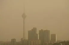 وزش باد شدید و خیزش گرد و خاک در تهران