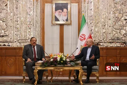 دیدار و گفتگوی وزیر خارجه سودان با قالیباف