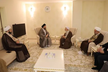 دیدار و گفت وگوی سید عمار حکیم و آیت الله جوادی آملی