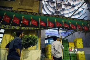 سیاه پوش کردن مسجد دانشگاه شریف