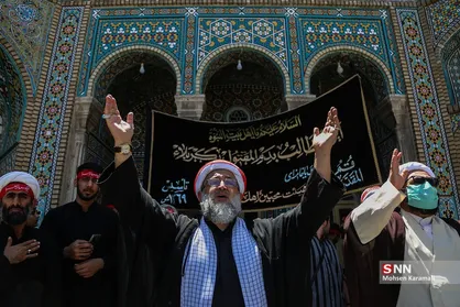 عزاداری شهادت امام جعفر صادق (ع) در قم