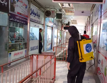 گنددزدایی شهرستان ملایر به همت دانشجویان