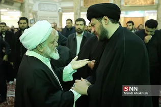 مراسم وداع با پیکر آیت الله هاشمی شاهرودی
