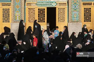 مراسم دعای عرفه در حرم حضرت معصومه (س)
