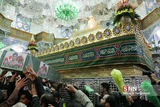 تشییع و تدفین پيكرشش شهید مدافع حرم در قم