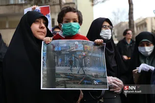 تجمع دانشجویان و طلاب در مقابل سفارت هندوستان