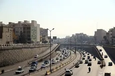 وضعیت ترافیک در بزرگراه‌های منتهی به مهمونی ۱۰ کیلومتری