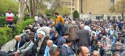 حضور رئیس نهاد نمایندگی مقام معظم رهبری در دانشگاه ها در راهپیمایی روز قدس+ عکس