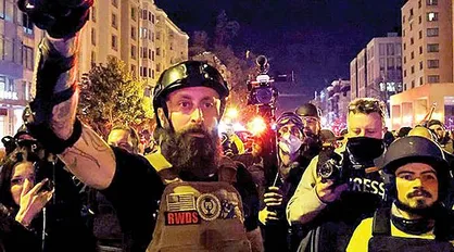 جنگ خیابانی در واشنگتن