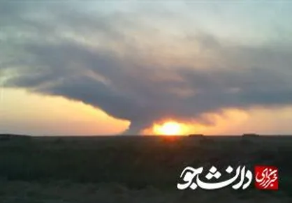 سوختن هزاران تن زباله آسمان گلستان را کبود کرد +تصاویر