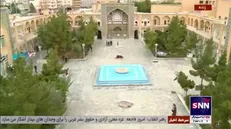 حال و هوای حرم حضرت معصومه (س) قبل از ورود پیکر شهدای خدمت