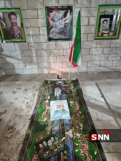 شهید پاکپور پس از ۴۳ سال در کنار برادر شهیدش آرام گرفت / مزار فرمانده کل شهید سپاه در دهسد خنداب زیارتگاه عاشقان شد