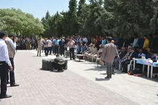 مسابقات قویترین مردان دانشجوی دانشگاه آزاد اسلامی مشهد برگزار شد