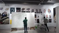 واکنش هنری هنرمندان تجسمی حوزه هنری به حمله رژیم صهیونیستی و شهادت بزرگ مردان ایرانی