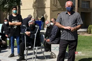 تشییع و تدفین پیکر پدر شهیدان موحد دانش در بهشت زهرا(س)