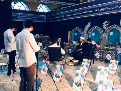 برگزاری برنامه ملی حدیث جبهه در کنار یادمان شهدای گمنام حسینیه ثارالله اهواز