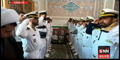 ایستاده بر عرشه غیرت؛ سلام نظامی دریادلان &laquo;دنا&raquo; به فرمانده مقتدر + فیلم