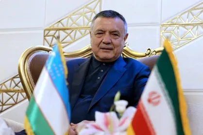 دیدار رئیس مجلس ازبکستان با محمدباقر قالیباف