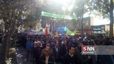 حضور پرشور بجنوردی‌ها در راهپیمایی ۱۳ آبان/ دانشجویان فریاد عزت سردادند+ فیلم