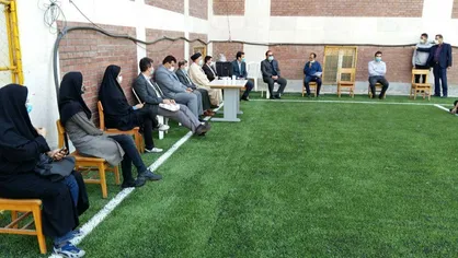 چمن مصنوعی به دانشکده عمران دانشگاه خواجه نصیر اضافه شد