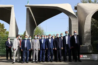  استقبال از دانشجویان دانشگاه تهران
