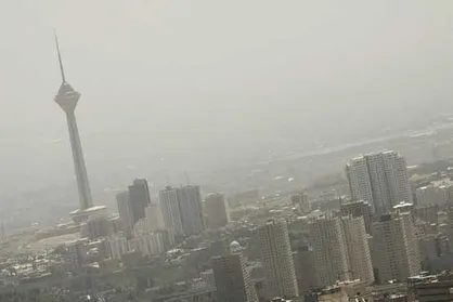 هوای تهران در شرایط ناسالم قرار گرفت