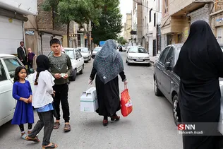 توزیع ارزاق ماه رمضان در باقر شهر