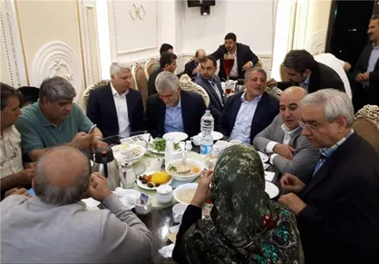 حاتم بخشی مدیریت شهری در ضیافت افطار از جیب چه کسانی؟/ علیخانی: برای راه&zwnj;اندازی خط هفت مترو نیازمند اعتبارات هستیم + عکس