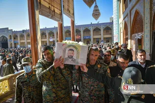 تشییع پیکر شهید پلیس افتخاری «محمود هوشمندی» در شیراز