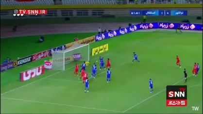 واکنش دیدنی آدان روی ضربه سر بازیکن تراکتور
