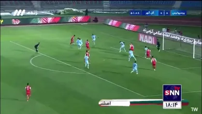 خلاصه نیمه دوم بازی فوتبال گل&zwnj;گهر با پرسپولیس در هفته ۱۹ لیگ برتر