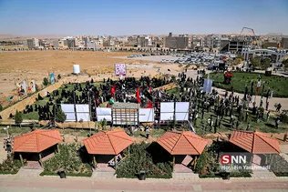 تشییع و تدفین دو شهید گمنام در دانشگاه پیام نور قم