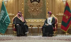 دیدار بن سلمان با سلطان عمان