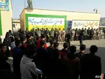 اهدای گل به سپاه چالدران