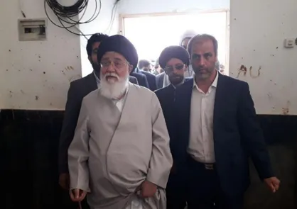 آیت الله علم الهدی در مناطق سیل&zwnj;زده کلات حضور یافت